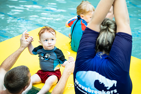 Swim school baby